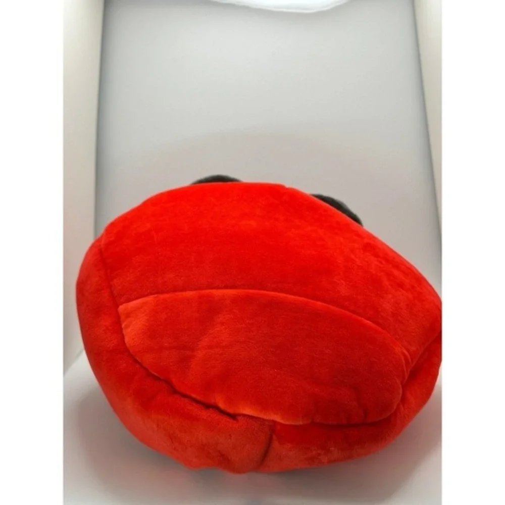 Funny Cartoon Eyes Red Plush Hat – Soft Cosplay Cap, Cute & Viral Streetwear Hat